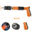 Mini manual nailer for walls, low-noise, adjustable 7