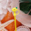 Pink Silicone Straw Lids Cartoon Design 2 pcs 4