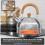 Stainless Steel Whistling Tea Kettle 2L 4