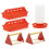 Chick Feeder and Waterer Kit with Perch, Plastic Flip-Top, 2