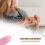 Battery-Powered Beverage Mixer Pink Kitchen Gadget 7