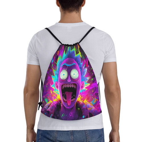 Rick and Morty Drawstring Bag Unisex Small 1