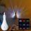(white) Peacock Projection Desk Lamp Party:Remote Control Night Light Home USB Charging 2