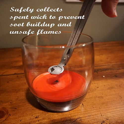 Candle Wick Trimmer for Deep Cuts, Cleaner Burn, Less Soot 1
