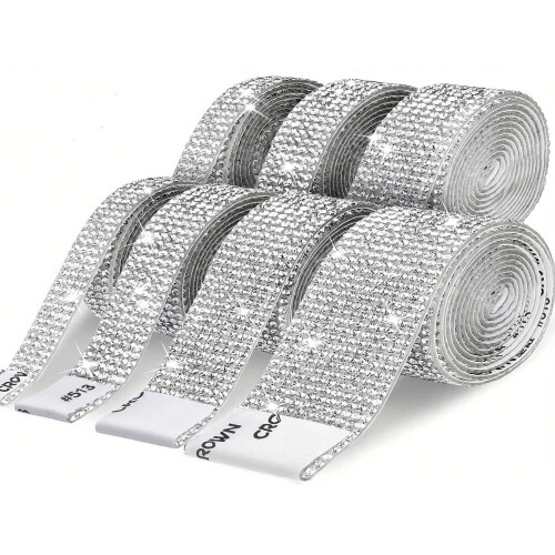 LOVEVER crystal rhinestone stripe tape 1 roll 1