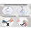 LOVEVER crystal rhinestone stripe tape 1 roll 4