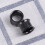Stainless Steel Ear Tunnels 2PCS Black 12mm 2