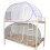 Folding Mosquito Net Portable Pop-Up Tent with Floor White 5