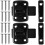 Rotary Bolt Latch Zinc Alloy 2 pcs 180 Switch 3