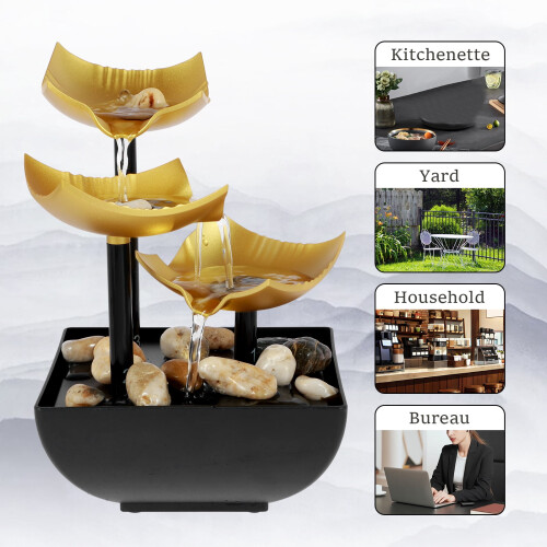Tabletop Fountain Decor Indoor USB Powered 2