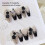 Pink Nail Set Camellia Charm 3D Gloss False Pearl Decor 8