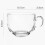 Glass soup bowl with handle 350ml 3