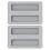 Silicone Toaster Cover for 2-Slice Toaster Gray 2 Pack 8