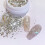 Pink nail art sequins box, irregular reflective, 1 set 8