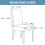 LNKOO dining chair slipcovers stretch fit 2 pack 6