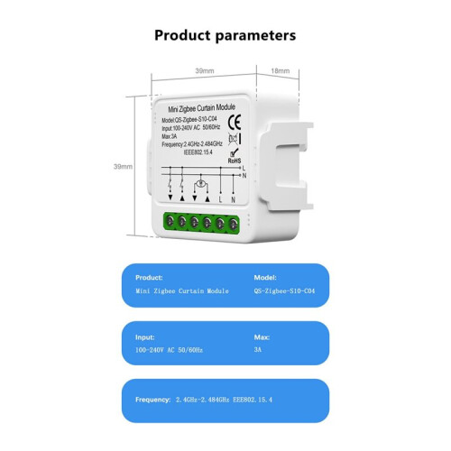 Tuya Zigbee Curtain Module   Curtain  Module  Home Support Voice Control 2