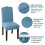 LNKOO dining chair slipcovers stretch fit 2 pack 4