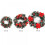 Christmas wreath with LED lights battery powered 3