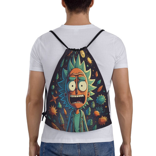 Rick and Morty Drawstring Bag Unisex Small 1