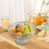 LOVIVER freestanding fruit bowl clear 1 piece 5