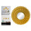 European style round wall mirror gold flower shape 6