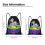 Rick and Morty Drawstring Bag Unisex Medium 4