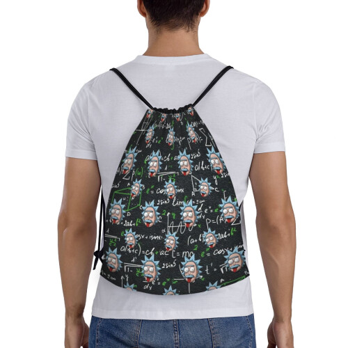Rick and Morty Drawstring Bag Unisex Medium 1