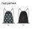 Rick and Morty Drawstring Bag Unisex Medium 5