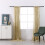 Pink sequin curtain solid color 2-panel set 8