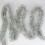 Christmas tinsel garland snowy sparkly 16 ft 4