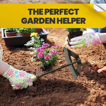All-Steel Hardened Hollow Hoe Garden Edger Weeder