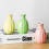 Solid Color Pottery Flower Vase for Home Office Desktop 3