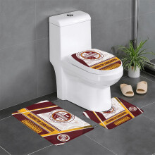 Commanders_Redskins Team3-częściowy zestaw dywaników łazienkowych Antypoślizgowy dywan łazienkowy 24x16 cali