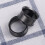 Stainless Steel Ear Tunnels 2PCS Black 18mm 6