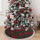 Christmas tree skirt plaid 48 inch 7