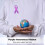 Purple Awareness Ribbon Pins Lapel 100PCS 2