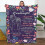 Purple plush twin throw blanket 70x100 cm 2