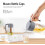 Mason jar flip cap lid with handle and pour spout 2 pack 2