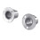 Steel Wardrobe Bracket Flange Rail Socket 2 pcs 5