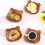 Pink Bear-Shaped Snack Plate Set 2 Pieces 4