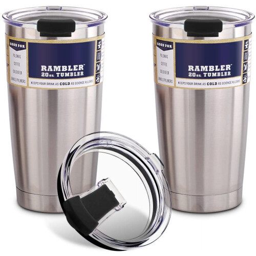 Tumbler Lids Compatible with YETI Rambler 20 oz 3 Pack 2