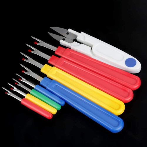 Thread cutter and seam ripper plastic handle 9-in-1 1