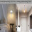 Light Brushed Brass Wall Sconce Set of 2 5