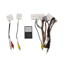 16 Pin Car Wiring Harness Adapter Canbus Box Android Radio Power Cable for Pathfinder R51 2011+