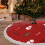 Christmas Tree Skirt 48 Inch Rustic Holiday Decor 8