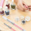 Pink Nail Smudge Pen Soft Bristles Flexible Tip 1pc 6