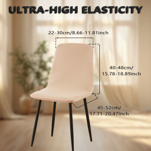 Pcapzz minimalist stretch chair covers 4 pcs 1