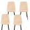 Pcapzz minimalist stretch chair covers 4 pcs 6