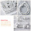 White Turquoise Beads Round Loose Charms 40pcs 4