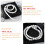White Turquoise Beads Round Loose Charms 40pcs 2